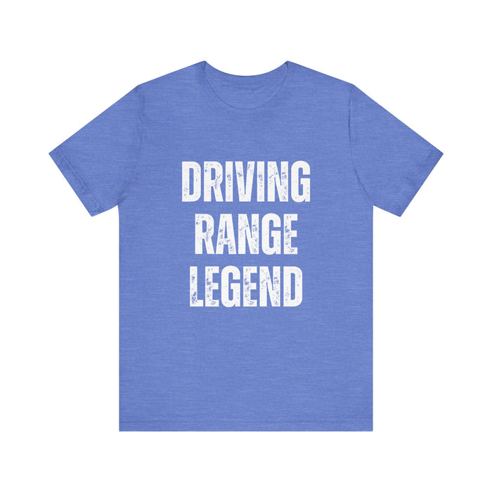 Golf Shirt Funny Golf Tee Shirt Driving Range Legend Tee Retirement Gift Funny Golf Apparel Gift for Golfer Birthday Gift Dad Golf Shirt