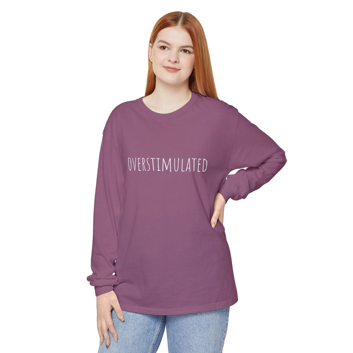 Overstimulated Shirt for Mom, Cowboy Frog Shirt, Unhinged TShirt, Weirdcore Clothing, Gen Z Shirt, Weird Stuff Funny Long Sleeve