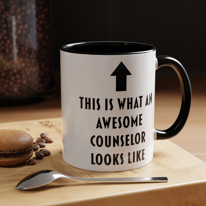 This Is What an Awesome Counselor Looks Like Coffee Mug – Counselor Appreciation Gift