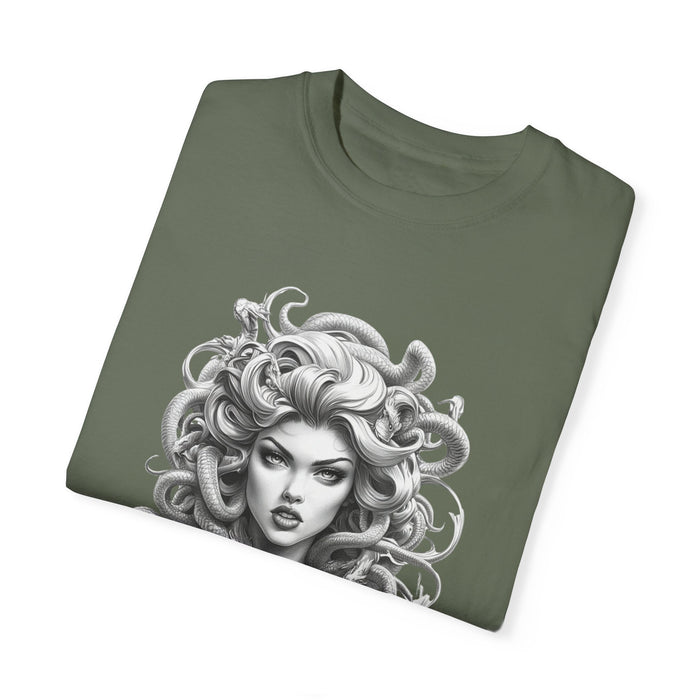 Justifiably Angry, Medusa T-Shirt, Greek Mythology Tee for Feminist Rage, Female Empowerment, Anti-Trump Tee Shirt, Democracy, Resistance