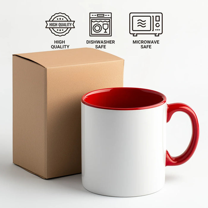 Funny Orange Cat Dad Two Tone Coffee Mug Gifts from Men for Father's Day - I Just Want To Be A Stay At Home Orange Cat Dad - Additional