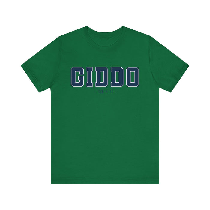 Giddo Established 2024 Tee Shirt - Personalized Grandfather Gift - Celebratory Grandpa T-Shirt - Custom Giddo New Grandfather Present Cotton