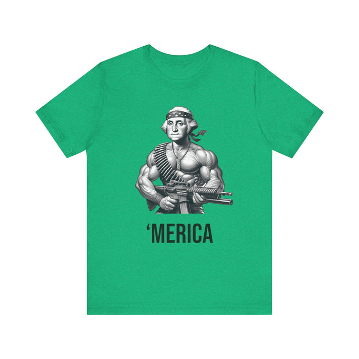 Merica George Washington Shirt, Funny 4th of July T-Shirt, Perfect Independence Day Tee, American, George Washington, July 4th Gift, Awesome