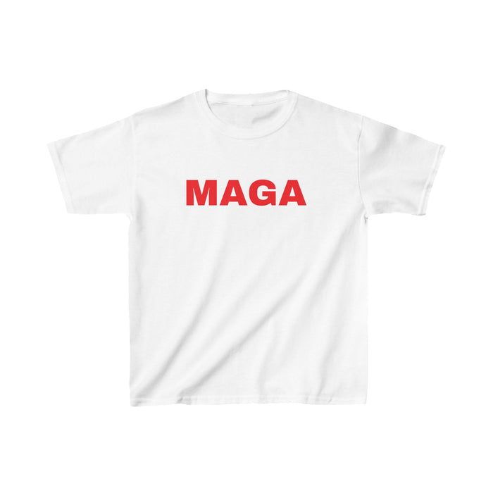 Kids MAGA Tee Shirt, Trump Supporter Children's T-Shirt, Make America Great Again, Patriotic Youth Tee, Political Kid's Clothing