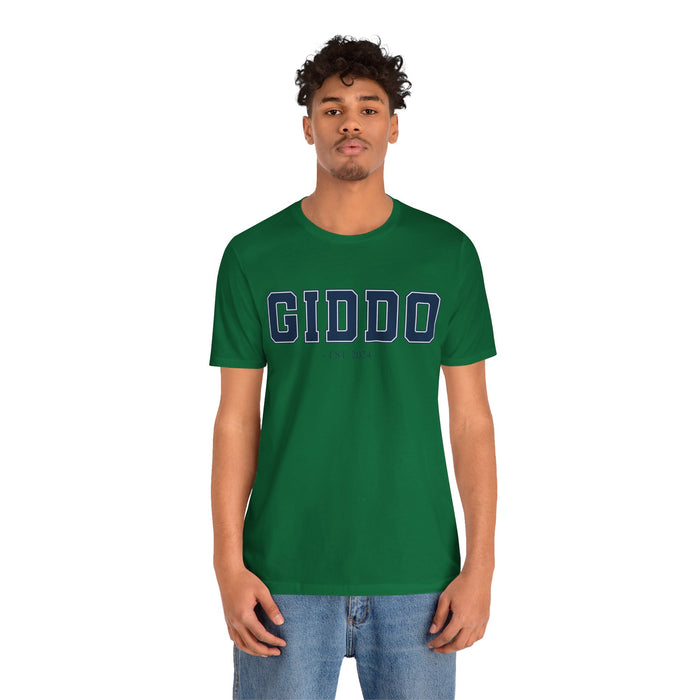 Giddo Established 2024 Tee Shirt - Personalized Grandfather Gift - Celebratory Grandpa T-Shirt - Custom Giddo New Grandfather Present Cotton