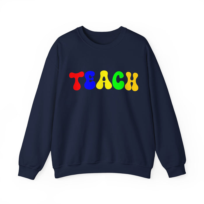 Teacher Sweatshirt, Teacher Shirts, Custom Teacher Gifts Personalized, TEACH Sweatshirt, Teacher Valentines Day Gift, Birthday, Christmas