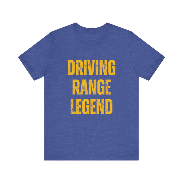 Golf Shirt Funny Golf Tee Shirt Driving Range Legend Tee Retirement Gift Funny Golf Apparel Gift for Golfer Birthday Gift Dad Golf Shirt