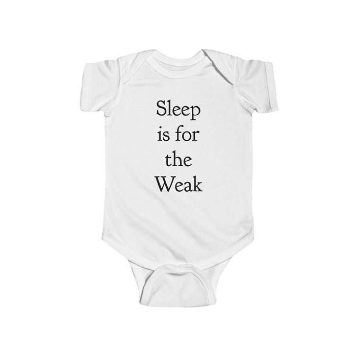 "Sleep is for the Weak" Baby Onesie - Perfect Gift for New Parents and Their Little One