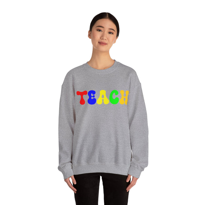 Teacher Sweatshirt, Teacher Shirts, Custom Teacher Gifts Personalized, TEACH Sweatshirt, Teacher Valentines Day Gift, Birthday, Christmas