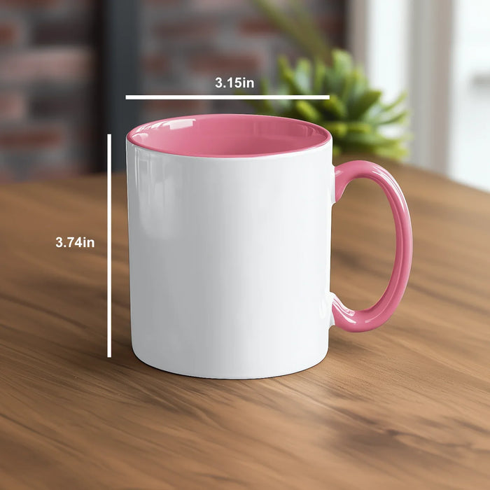 Funny Orange Cat Dad Gifts from Friends and Family - I Just Want To Be A Stay At Home Orange Cat Dad Two Tone Coffee Mug for Father's Day - Additional