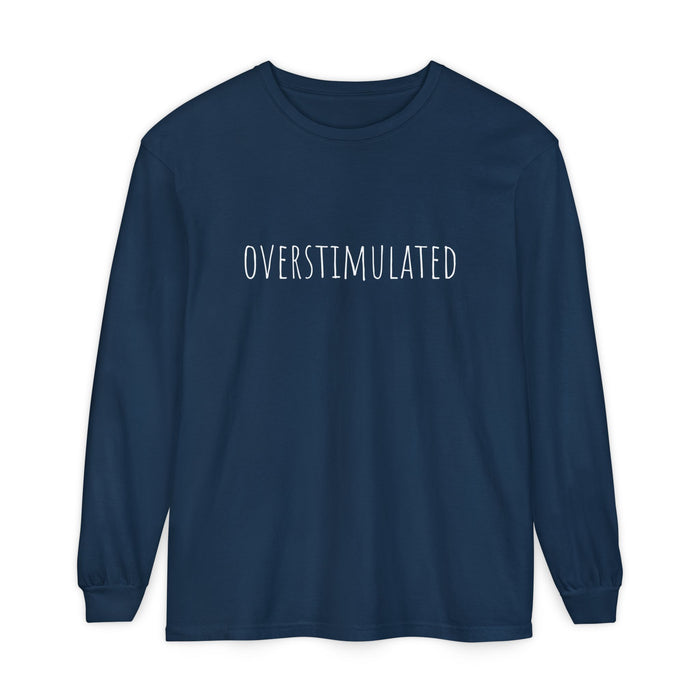 Overstimulated Shirt for Mom, Cowboy Frog Shirt, Unhinged TShirt, Weirdcore Clothing, Gen Z Shirt, Weird Stuff Funny Long Sleeve