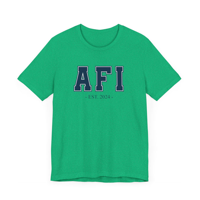 Afi Established 2024 Tee Shirt - Personalized Grandfather Gift - Celebratory Grandpa T-Shirt - Custom Afi New Grandfather Present Cotton