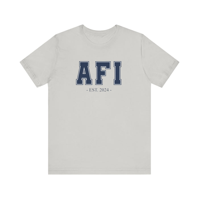 Afi Established 2024 Tee Shirt - Personalized Grandfather Gift - Celebratory Grandpa T-Shirt - Custom Afi New Grandfather Present Cotton