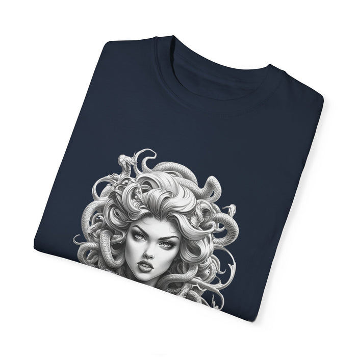 Justifiably Pissed, Medusa T-Shirt, Greek Mythology Tee for Feminist Rage, Female Empowerment, Anti-Trump Tee Shirt, Democracy, Resistance