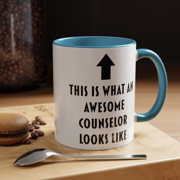 This Is What an Awesome Counselor Looks Like Coffee Mug – Counselor Appreciation Gift