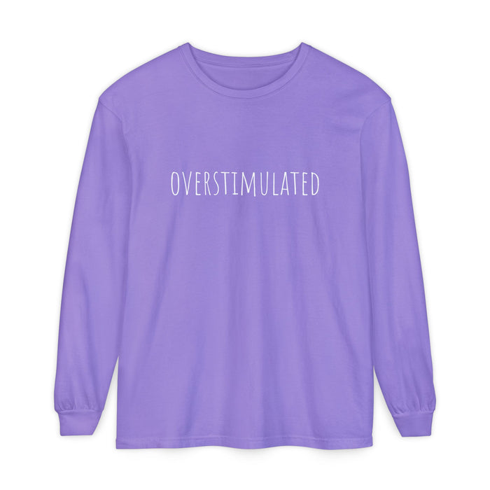 Overstimulated Shirt for Mom, Cowboy Frog Shirt, Unhinged TShirt, Weirdcore Clothing, Gen Z Shirt, Weird Stuff Funny Long Sleeve