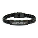 Funny Mechanical Engineer Gifts, Interlaced Leather Bracelet, Gifts from Men to Mechanical Engineer, Perfect Mother's Day Unique Gifts for Women - Image 1