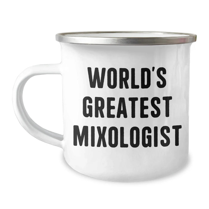 Funny World's Greatest Mixologist Gifts for Men, Unique Camping Mug for Father's Day, Gifts from Men, World's Best Mixologist - Image 1