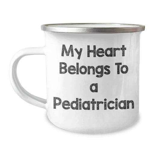Funny Quotes for Pediatrician Gifts, Camping Mug, Father's Day Unique Gifts from Family - Image 1