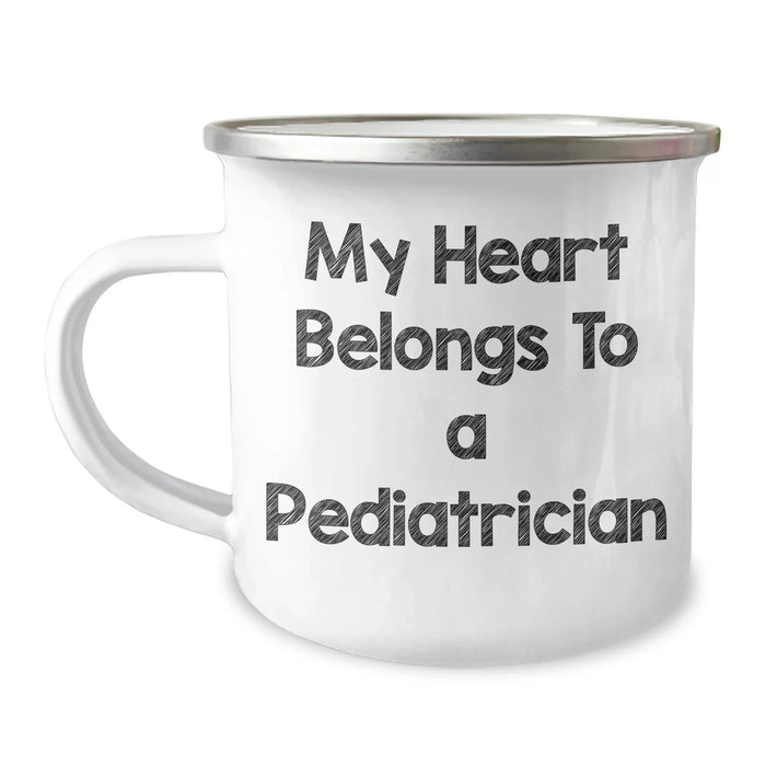 Funny Quotes for Pediatrician Gifts, Camping Mug, Father's Day Unique Gifts from Family - Image 1