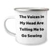 Funny Sewing Camping Mug for Sewing Enthusiasts Gifts from Friends and Family for Graduation - Image 1