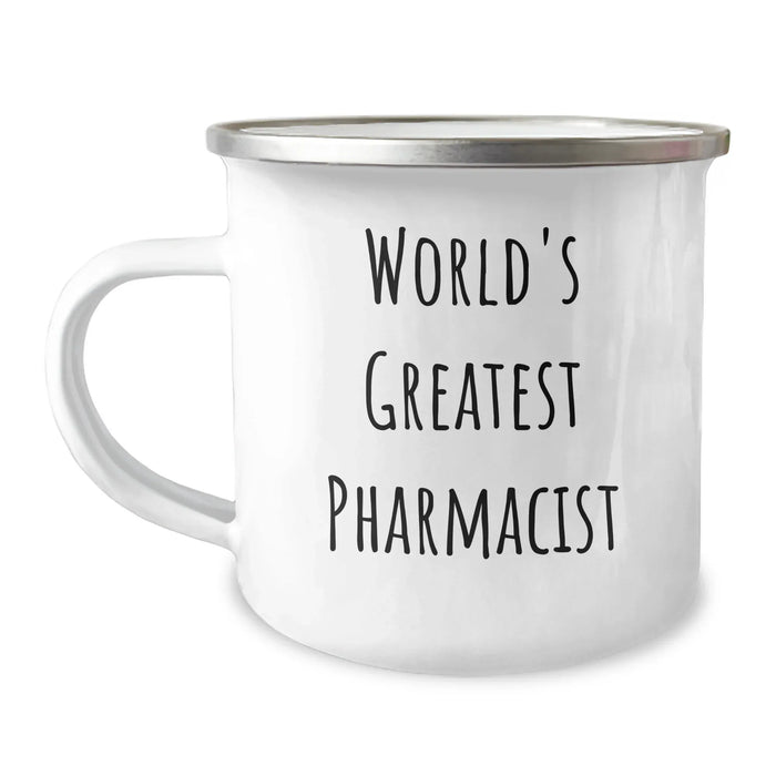 Funny World's Greatest Pharmacist Gifts from Men to Pharmacist Camping Mug for Father's Day - Image 1