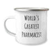 Funny World's Greatest Pharmacist Gifts from Men to Pharmacist Camping Mug for Father's Day - Image 1