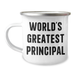 World's Greatest Principal Funny Camping Mug Gifts for Men from Family on Father's Day - Image 1