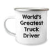 Funny Truck Driver Gifts from Men, Unique World's Greatest Truck Driver Camping Mug, Father's Day Unique Gifts - Image 1