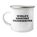 World's Greatest Underwriter Funny Camping Mug, Gifts from Men to Underwriter, Unique Father's Day Unique Gifts - Image 1