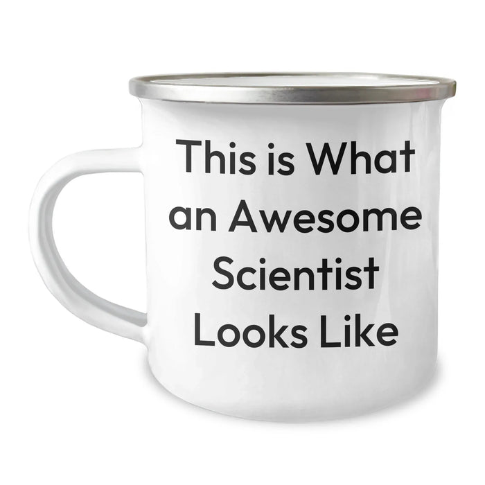 Funny Scientist Gifts for Men This Is What An Awesome Scientist Looks Like Camping Mug Fathers Day Unique Gifts from Family - Image 1