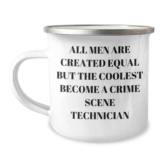 Crime Scene Tech Enthusiasts Love This Funny Camping Mug, Gifts for Men, Unique Father's Day Unique Gifts from Friends - Image 1