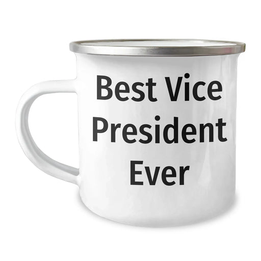 Funny Vice President Gifts from Friends for Best Vice President Ever Camping Mug, Unique Father's Day Unique Gifts for Him - Image 1