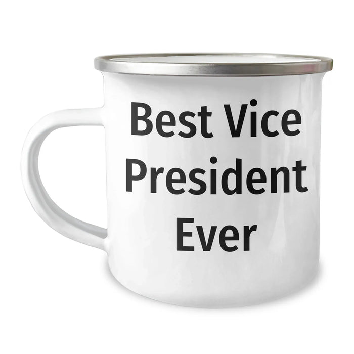 Funny Vice President Gifts from Friends for Best Vice President Ever Camping Mug, Unique Father's Day Unique Gifts for Him - Image 1