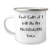 Funny Microbiologist Gifts for Men, Keep Calm Or I Will Use My Microbiologist Voice Camping Mug, Father's Day Unique Gifts from Family to Dad - Image 1