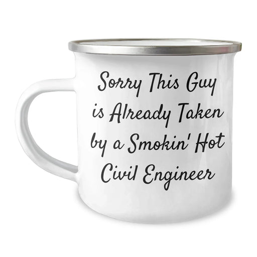 Civil Engineer Gifts, Camping Mug, Funny Quote, Father's Day Unique Gifts from Friends to Civil Engineer - Image 1