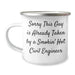 Civil Engineer Gifts, Camping Mug, Funny Quote, Father's Day Unique Gifts from Friends to Civil Engineer - Image 1