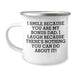 Funny Bonus Dad Gifts - I Smile Because You Are My Bonus Dad, Gifts from Men to Bonus Dad, Camping Mug for Father's Day - Image 1
