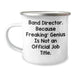 Band Director Camping Mug, Funny Quote Gifts from Men to Band Director for Father's Day, Camping Essentials - Image 1