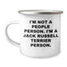 Funny Jack Russell Terrier Dog Camping Mug - Gifts from Friends for Father's Day, I'm Not A People Person. I'm A Jack Russell Terrier Person. Lovers - Image 1