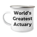 World's Greatest Actuary Funny Camping Mug for Actuary Moms on Mother's Day Unique Gifts from Friends - Image 1