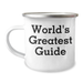 World's Greatest Guide Camping Mug, Funny Inspirational Gifts for Guide Enthusiasts, Gifts from Men, Unique Father's Day Unique Gifts for Guide Lovers - Image 1