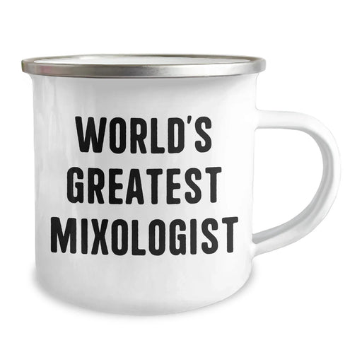 Funny World's Greatest Mixologist Gifts for Men, Unique Camping Mug for Father's Day, Gifts from Men, World's Best Mixologist - Image 2