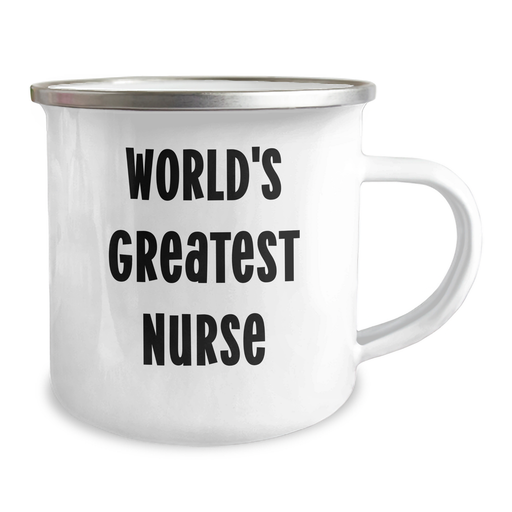 World's Greatest Nurse Funny Camping Mug Gifts from Women for Nurse on Mother's Day - Image 2