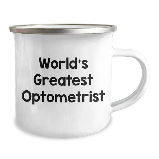 Funny Optometrist Gifts for Men from World's Greatest Optometrist, Camping Mug for Father's Day, Unique Optometrist Optics, Funny Quote - Image 2