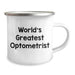 Funny Optometrist Gifts for Men from World's Greatest Optometrist, Camping Mug for Father's Day, Unique Optometrist Optics, Funny Quote - Image 2