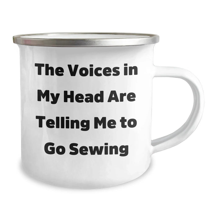 Funny Sewing Camping Mug for Sewing Enthusiasts Gifts from Friends and Family for Graduation - Image 2