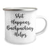 Backpacking Quotes Funny Gifts for Men from Friends on Father's Day Camping Mug - Image 2