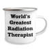World's Greatest Radiation Therapist Funny Gift for Men, Radiation Therapist Gifts on Father's Day, Unique Camping Mug for Him, Gifts from Men, Gifts for Radiation Therapist - Image 2