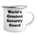 World's Greatest Security Guard Funny Gifts for Him Camping Mug, Perfect for Father's Day, Gifts from Family and Friends - Image 2